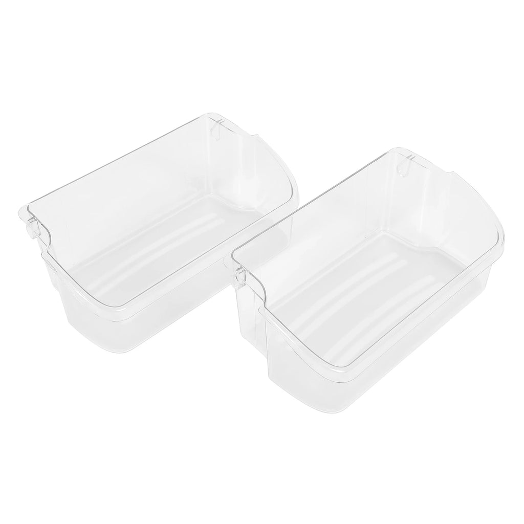 2 Pack Clear Refrigerator Door Bin Shelf for Frigidaire Kenmore