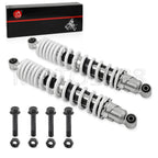 Front Shocks Absorber 2 x For Yamaha Banshee YFZ350 springs WHITE (1987-2006)