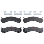 Set of 4 Disc Brake Pads for Chevrolet Silverado 3500 (2001–2006)