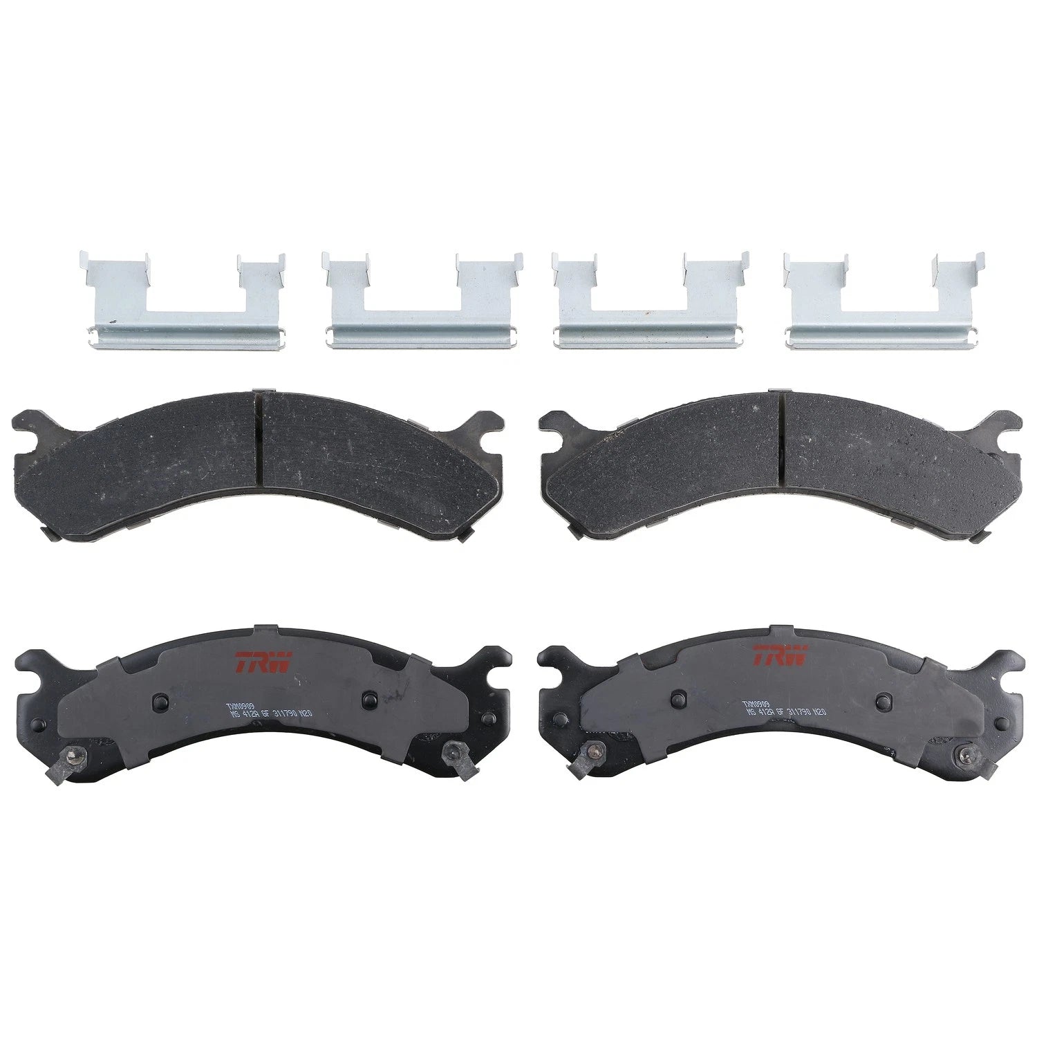 Set of 4 Disc Brake Pads for Chevrolet Silverado 3500 (2001–2006)