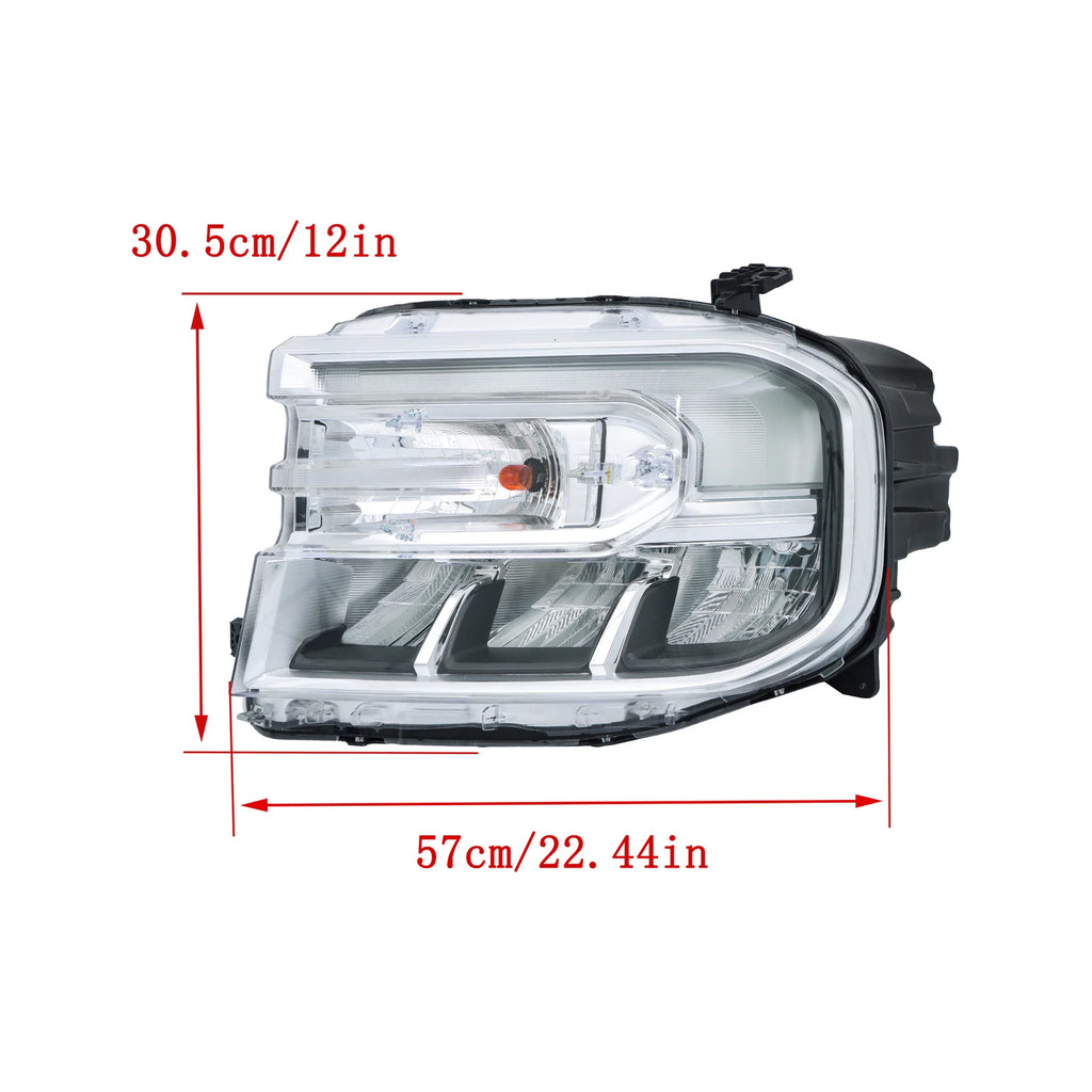 Headlight for Ford Maverick Lariat (2022â2024) Clear Housing w/LED DRL