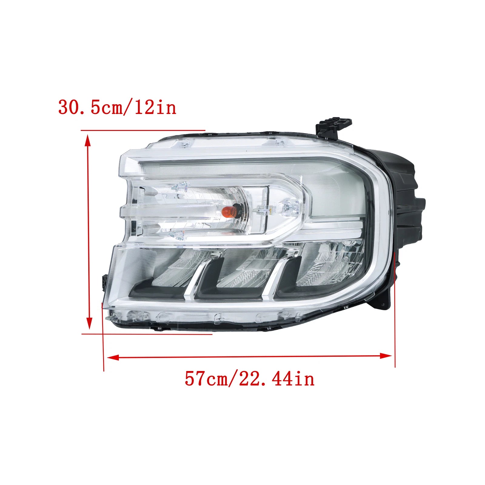 Headlight for Ford Maverick Lariat (2022â2024) Clear Housing w/LED DRL