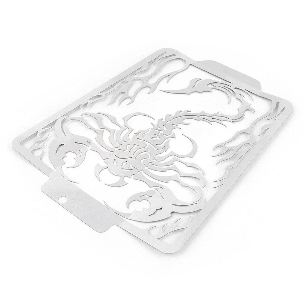 Skull Flames Radiator Grille Cover for Suzuki Boulevard M109R (2006-2025)