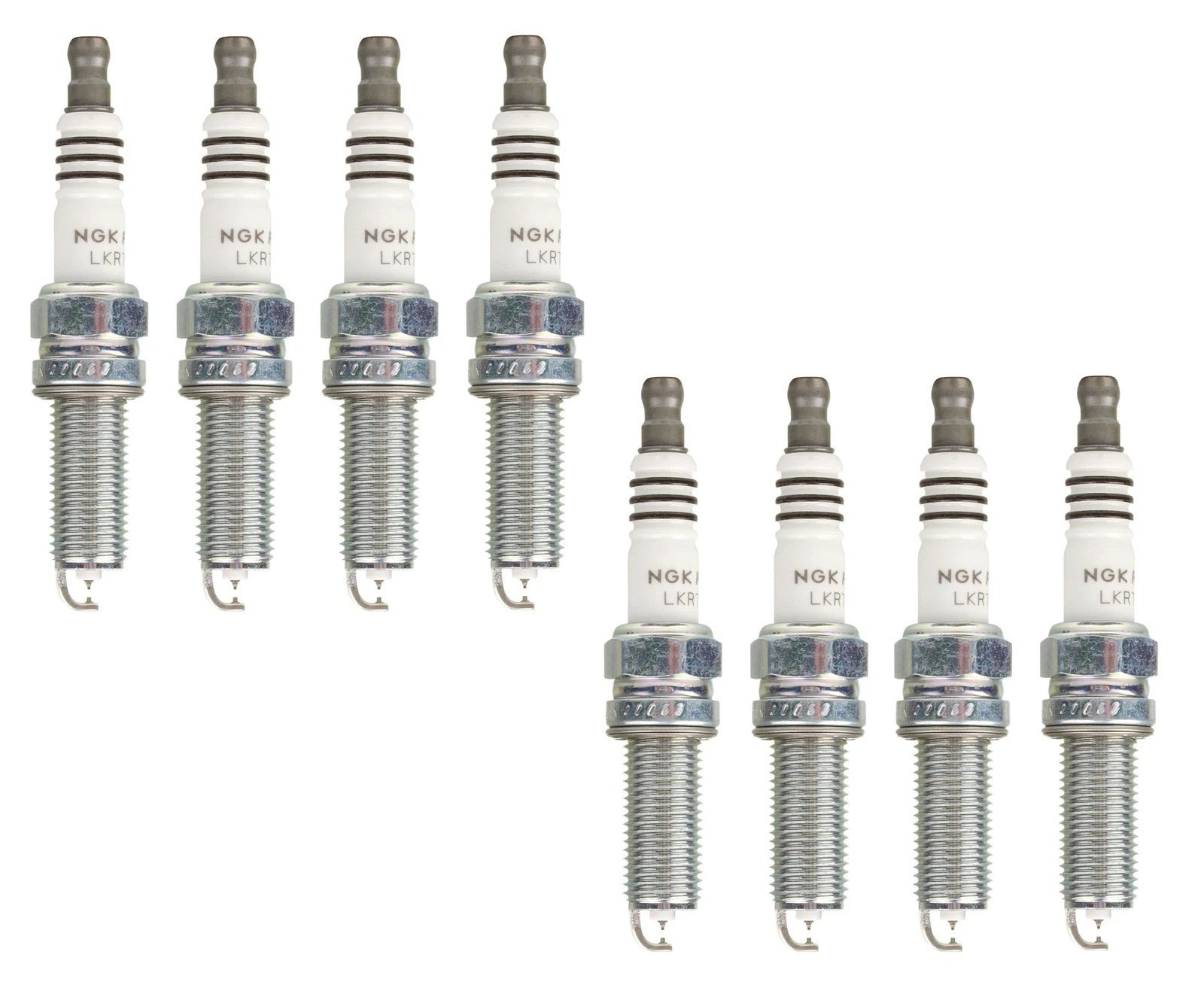 Set of 8 NGK Ruthenium HX Spark Plugs for Hyundai Kia 5.0L V8