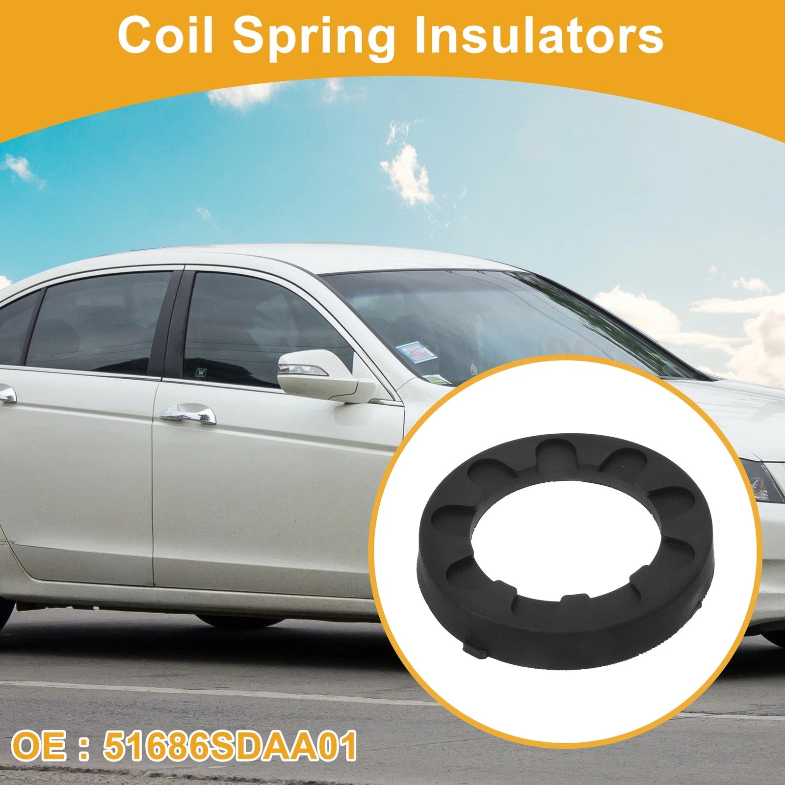 Upper Coil Spring Insulator No. 51686SDAA01 for Honda Accord (2003–2007)