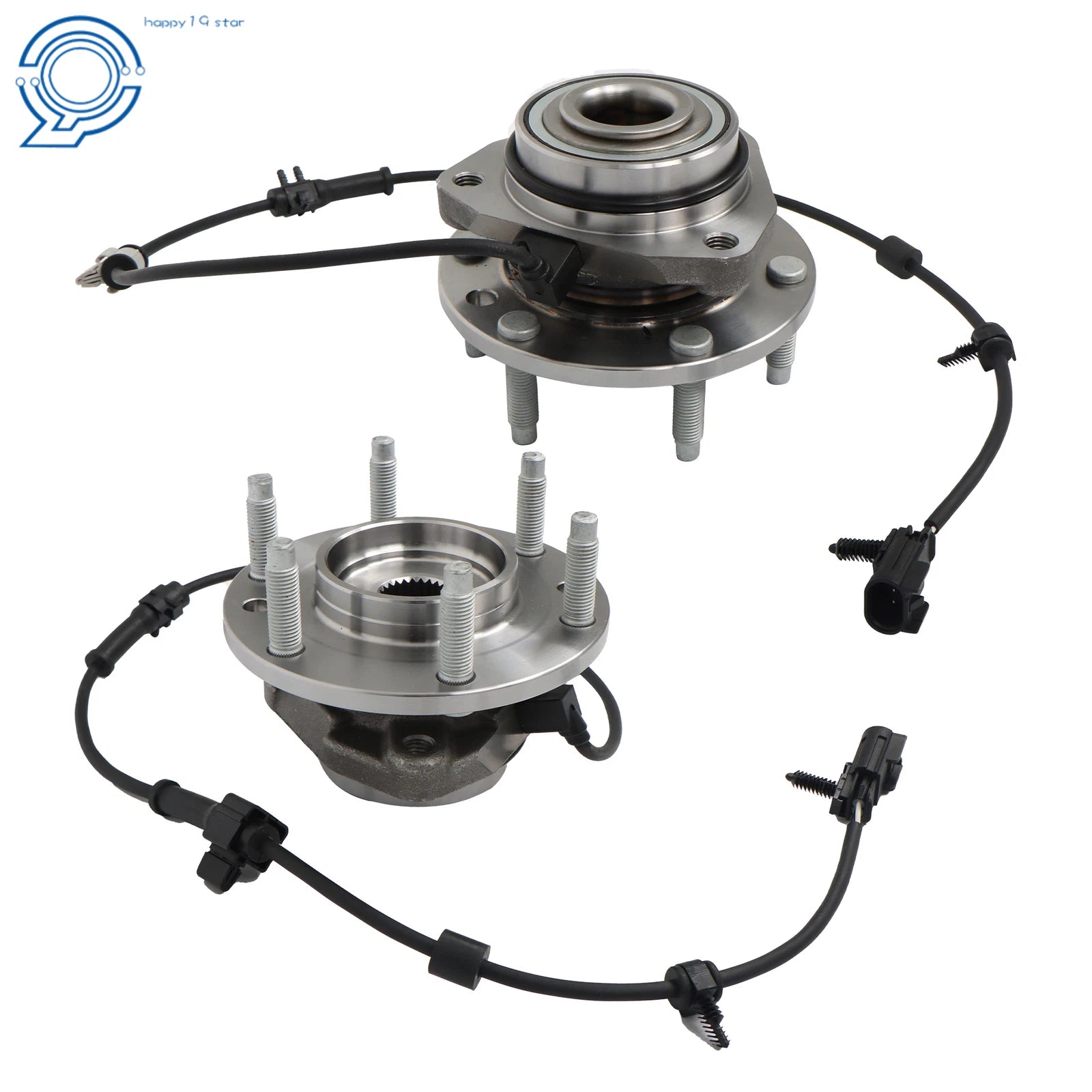 Pair Front Wheel Bearing Hubs for GMC Envoy, Buick Rainier, Trailblazer (2002-2009)
