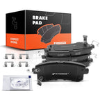 Set of 4 Rear Ceramic Brake Pads for Nissan Armada (2017–2019) INFINITI QX56 (2011–2013)