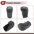 1Pc Gear Shift Knob Cover for Mazda CX-5 (2013–2014) Gray Faux Leather