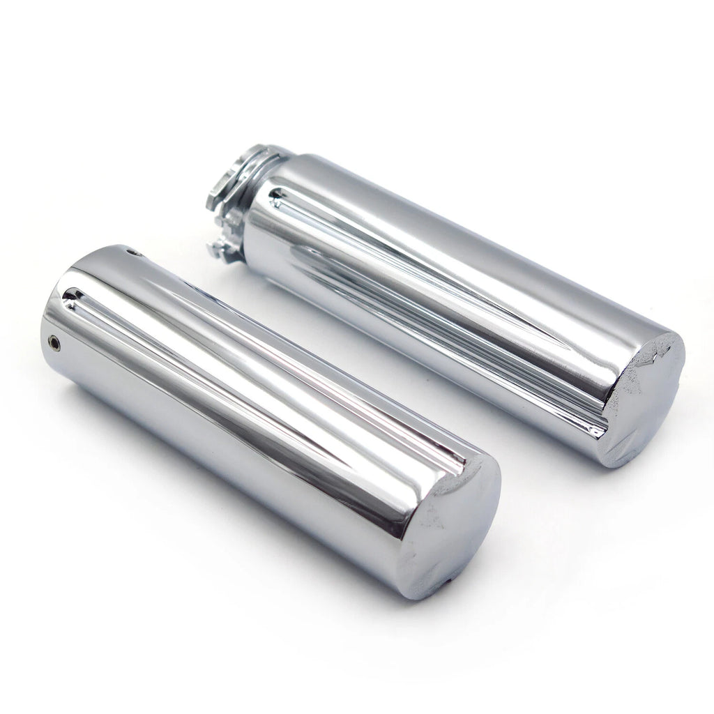 Chrome Cross 1" Hand Grips for Harley Electra Glide, Suzuki Marauder (1600, 800)