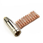 Set of 12 Power Nozzles 0.9mm M6 Contact Tube Holder for MB-15AK