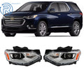 Set of 2 HID Headlights for Chevy Traverse (2018–2021)