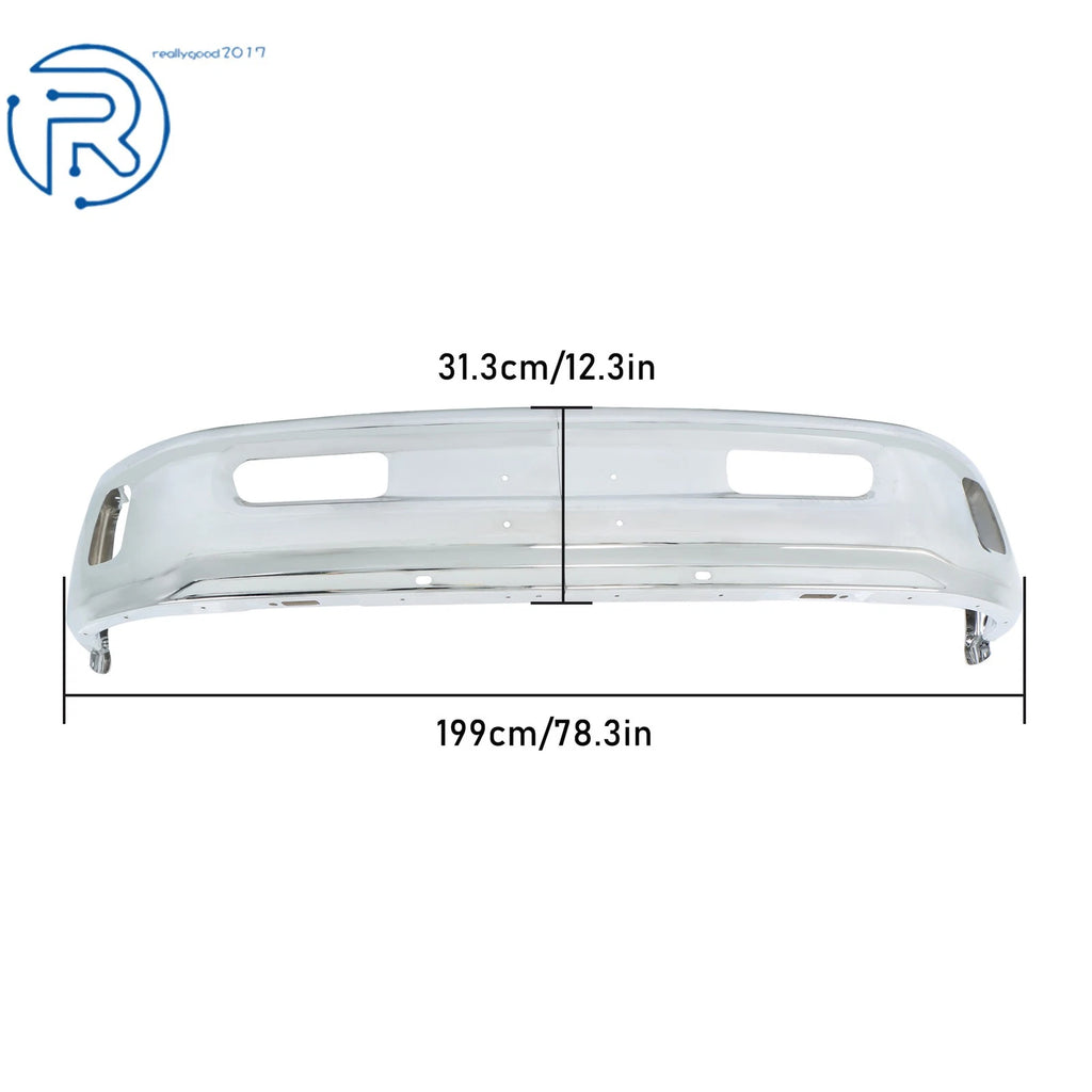 Metal Front Bumper with Fog Light Holes for RAM 1500 (2013-2023)