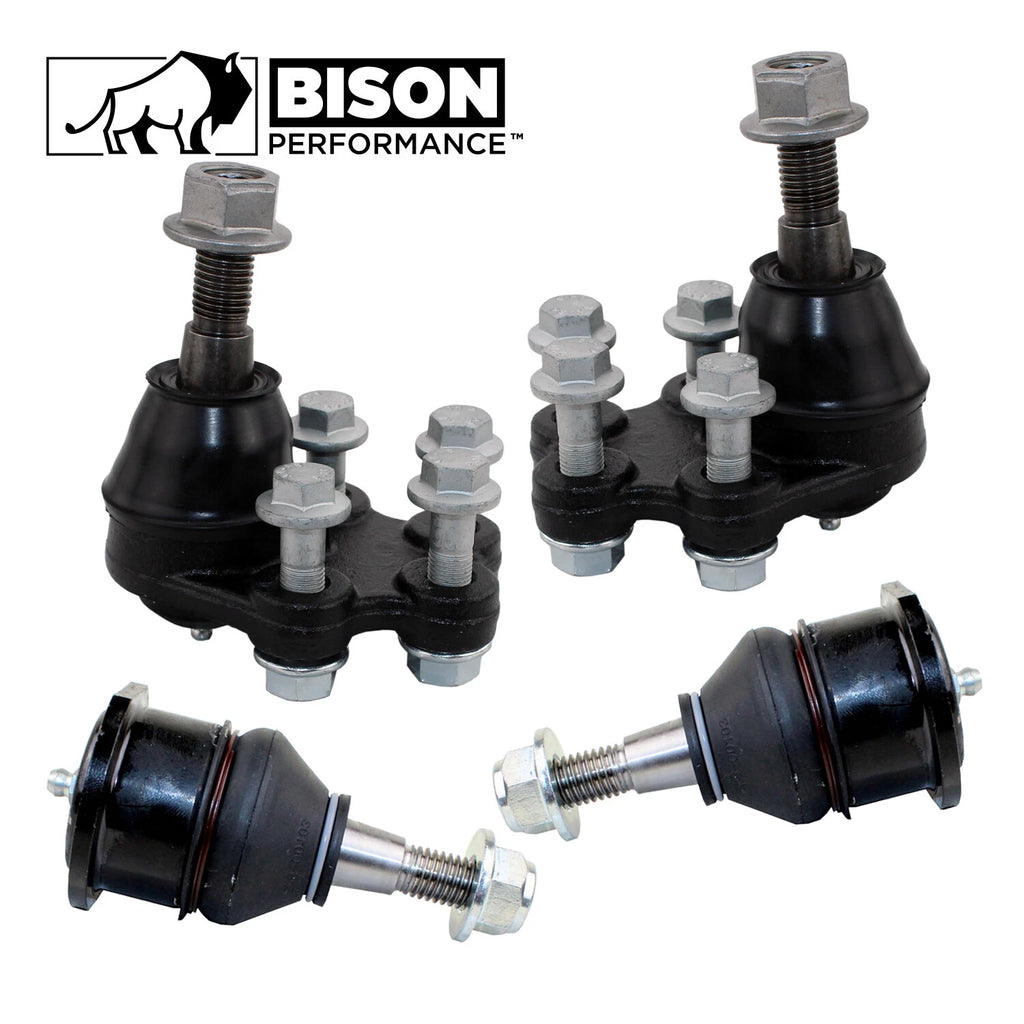 Set of 4 Front Upper & Lower Ball Joints for Chevrolet GMC RWD