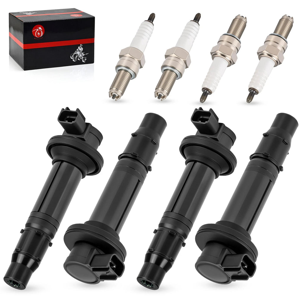4X Ignition Coils for Yamaha YZF-R6 R6 (1999–2002) YZF R6S (2001) w/ Spark Plug