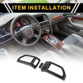 Set of 2 Carbon Fiber Air Vent Covers for Ford F-150 (2015–2020)