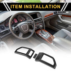 Set of 2 Carbon Fiber Air Vent Covers for Ford F-150 (2015–2020)