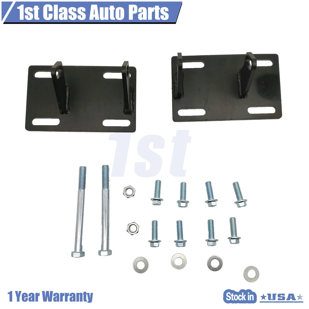 Motor Swap Mount Brackets Kit for Chevy C10 S10 GMC (1973-2005)