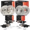 Front & Rear Disc Brake Rotors & Ceramic Pads for Mercedes-Benz E320 (1995–2002)