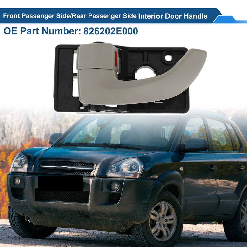 Front Driver Side Interior Door Handle for Hyundai Tucson (2005–2009) No. 826202E000