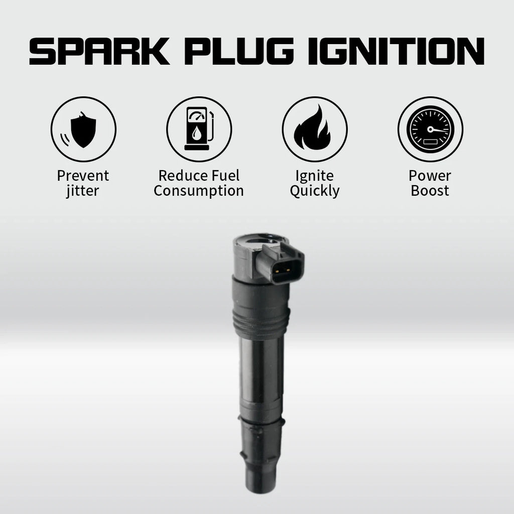 Ignition Coil Set of 2 for Kawasaki Ninja ZX10R, Concours 14 (21171-0005, 21171-0029, F6T560)
