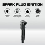 Ignition Coil Set of 2 for Kawasaki Ninja ZX10R, Concours 14 (21171-0005, 21171-0029, F6T560)