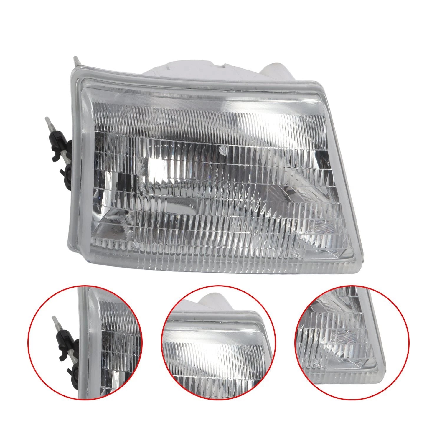 LED Strip Headlights + Corner Bumper Signal Lamps for Ford Ranger (1998–2000)