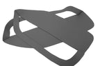 Leather Synthetic Door Panel Insert Cards for Ford Mustang (2005–2009) Gray