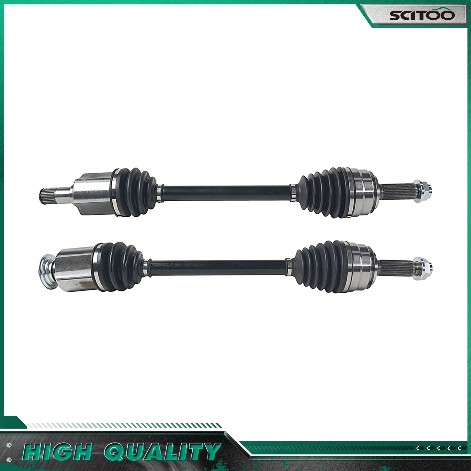Set of 2 CV Axle Shafts for Acura MDX ZDX Base (2010–2013) V6 3.7L