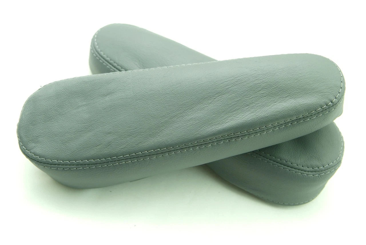 Front Seat Armrest Leather Cover for Isuzu Trooper (1992–2002) Gray