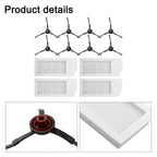 Side Brush Filter Kit for DEEBOT N20 N20 Plus N20 Pro Plus (2020–2023)