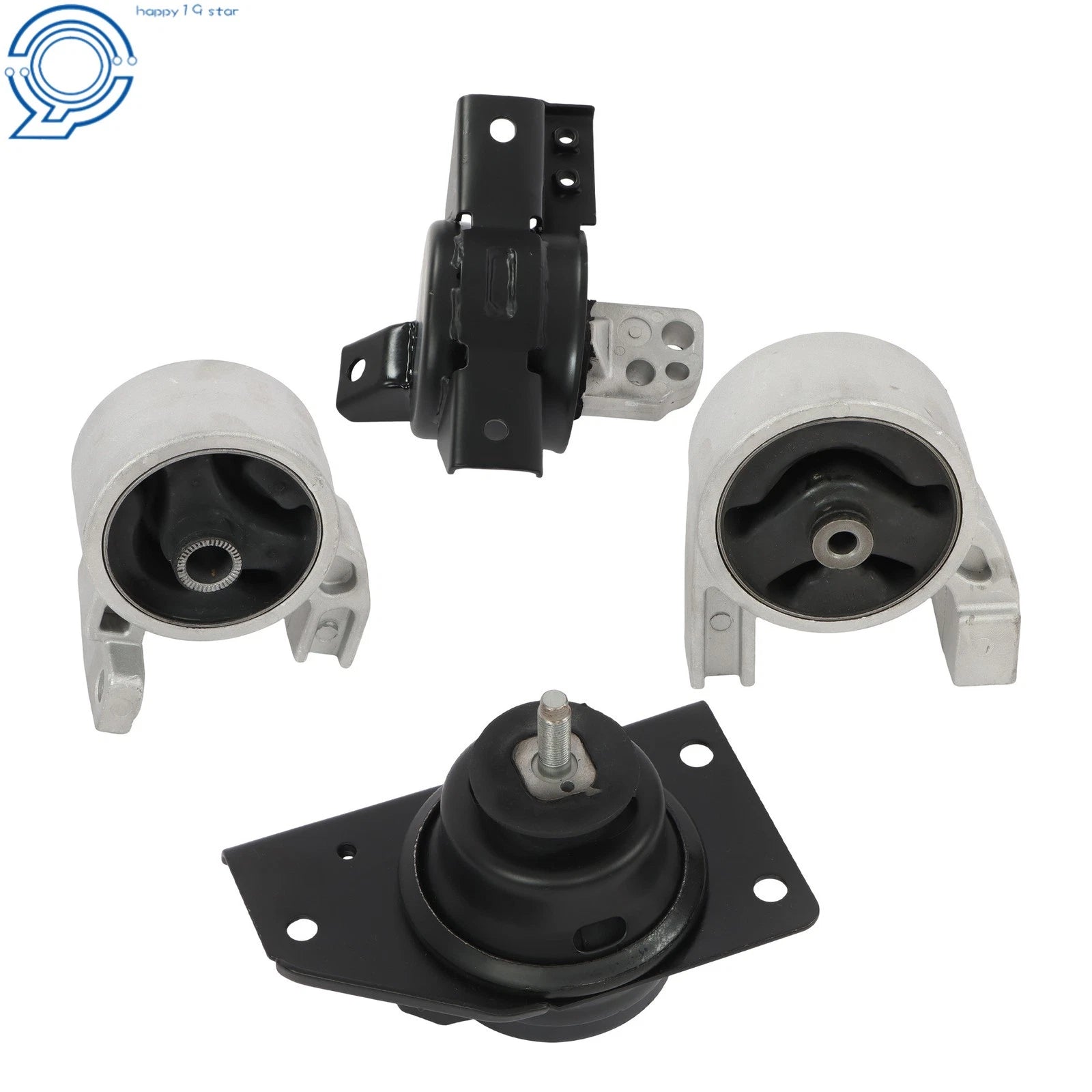 Set of 4 Engine Motor & Trans Mounts for Hyundai Accent (2006–2011)