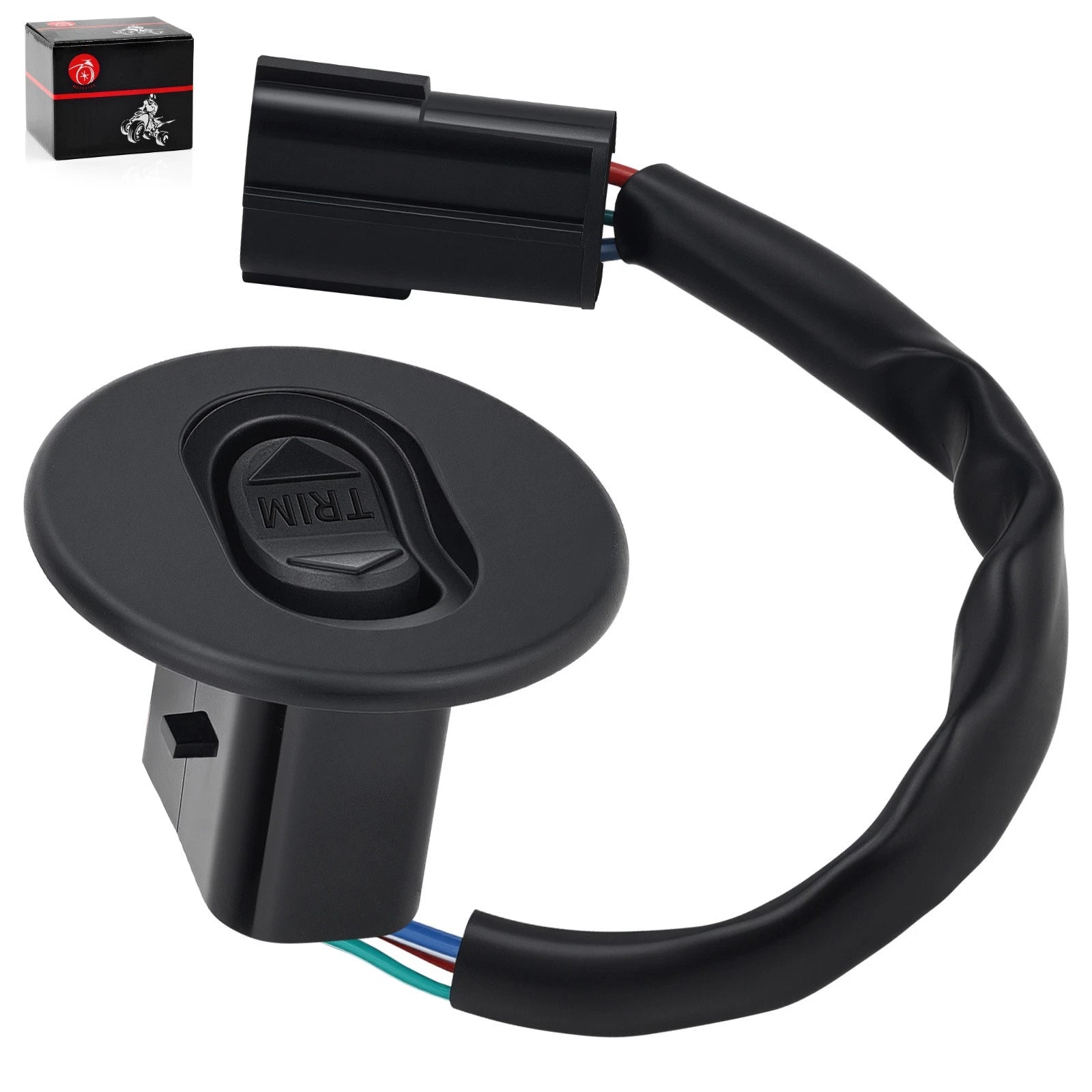 Trim Switch Round Bezel for Mercury Outboard (65-150 HP, 4-Stroke)