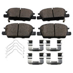 Set of 4 Akebono ProACT Front Ceramic Brake Pads for LaCrosse Equinox Malibu Terrain (2010–2016)