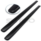 2X Bed Rail Caps for Chevrolet Silverado 1500 2500 HD (2001–2006) Black