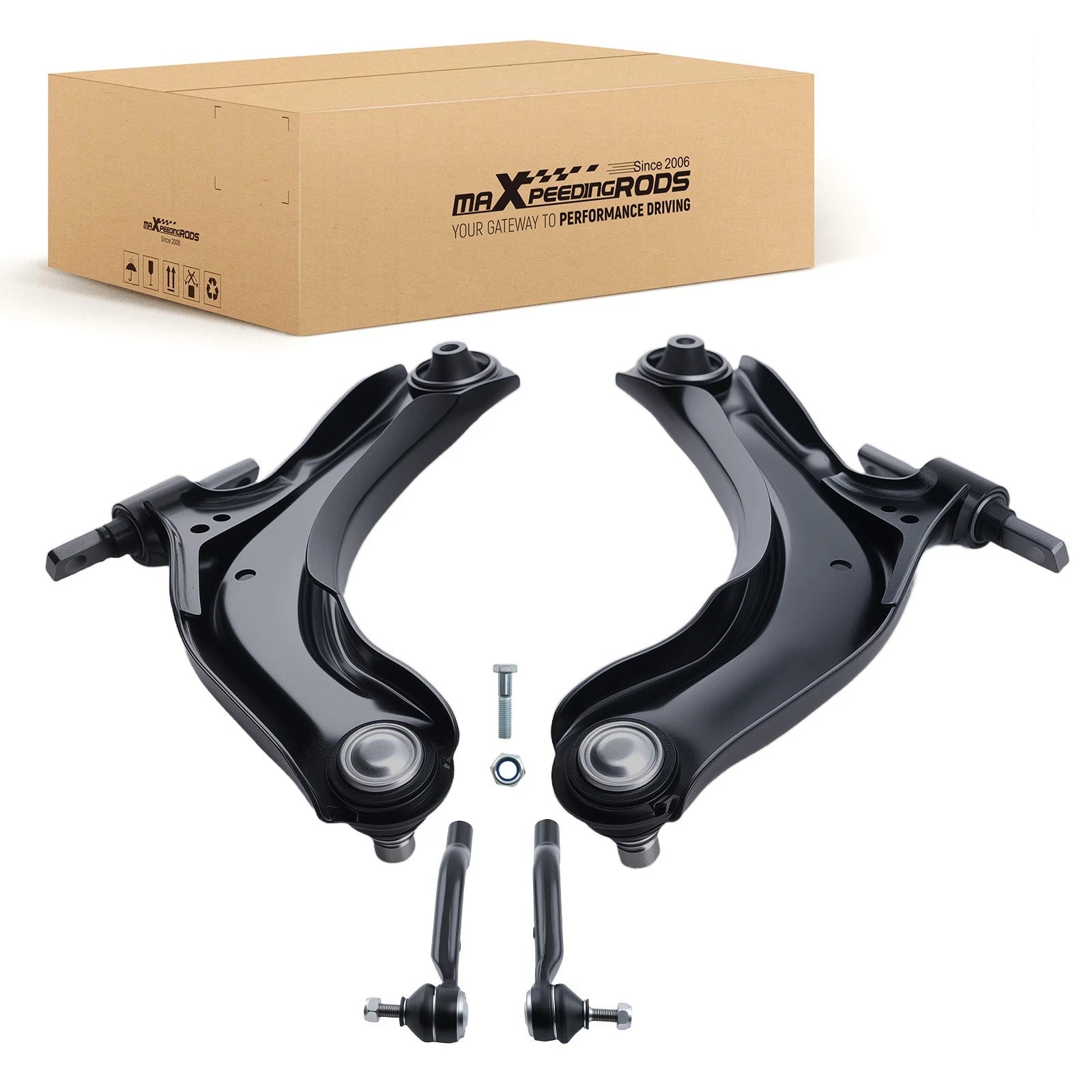 Front Lower Control Arms Kit Ball Joint Assembly for Nissan Rogue (2008–2013)