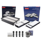 Denso Tune Up Kit 4 Spark Plugs & Boots for Mazda 3 i 2.0L L4 (2006–2009)