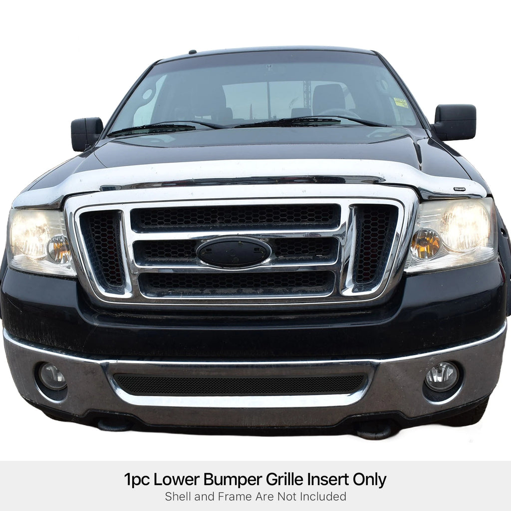 Stainless Black Mesh Grille Insert for Ford F-150 (2006-2008)