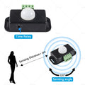 PIR Motion Sensor Switch for LED Light Strip (12V 24V) 136HG040-1X2
