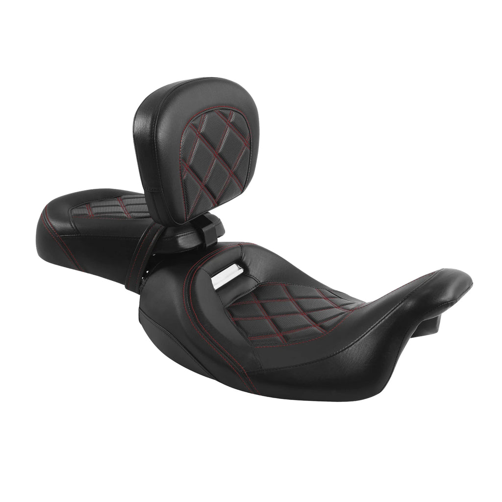 Driver Passenger Seats & Rider Backrest for Harley CVO Road Glide (2009–2023)