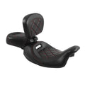 Driver Passenger Seats & Rider Backrest for Harley CVO Road Glide (2009–2023)