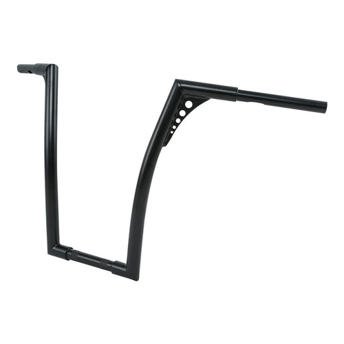 1 1/4" Black Fat 18" Rise Handlebar for Harley Davidson FXST FLST