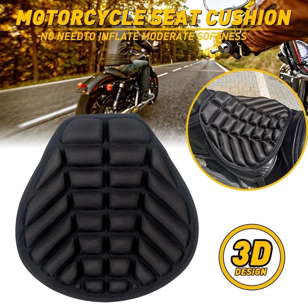 Gel Seat Cushion for Motorcycle (Universal Fit)