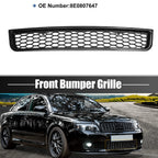 Front Bumper Grille for Audi A4 B6 Sedan (2002–2005) No. 8E0807647 Black Plastic