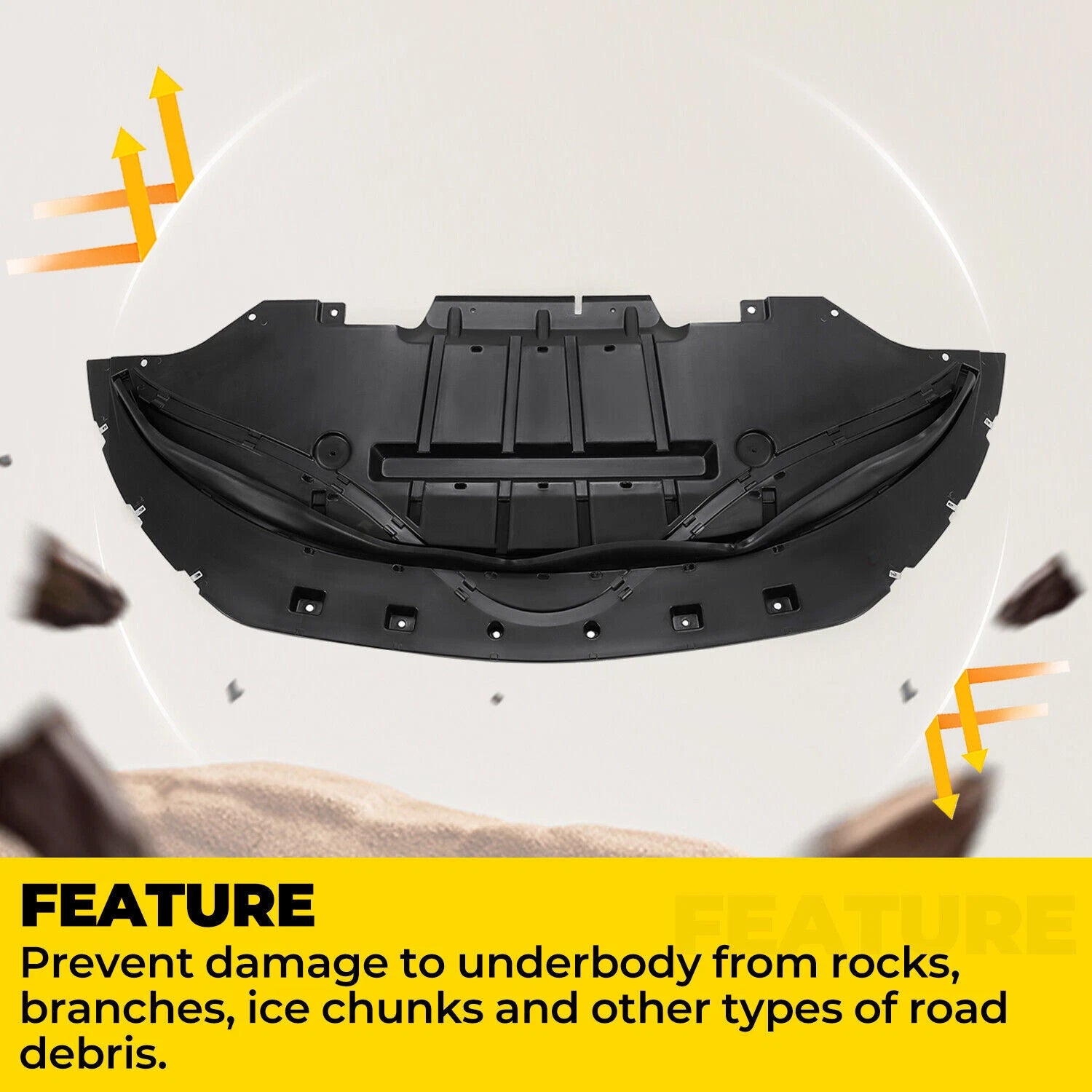 Splash Shield for Ford Mustang EcoBoost (2015–2017)