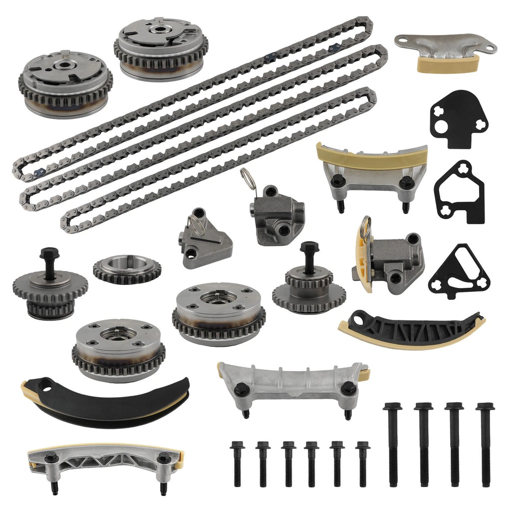Engine Timing Chain Kit & VVT Sprocket for Buick Enclave Chevy GMC (2008–2017)