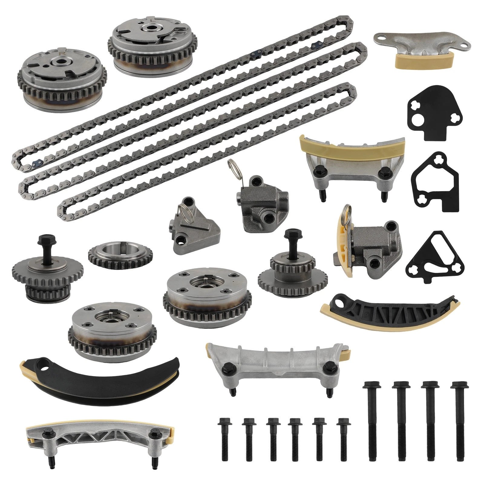Engine Timing Chain Kit & VVT Sprocket for Buick Enclave Chevy GMC (2008–2017)