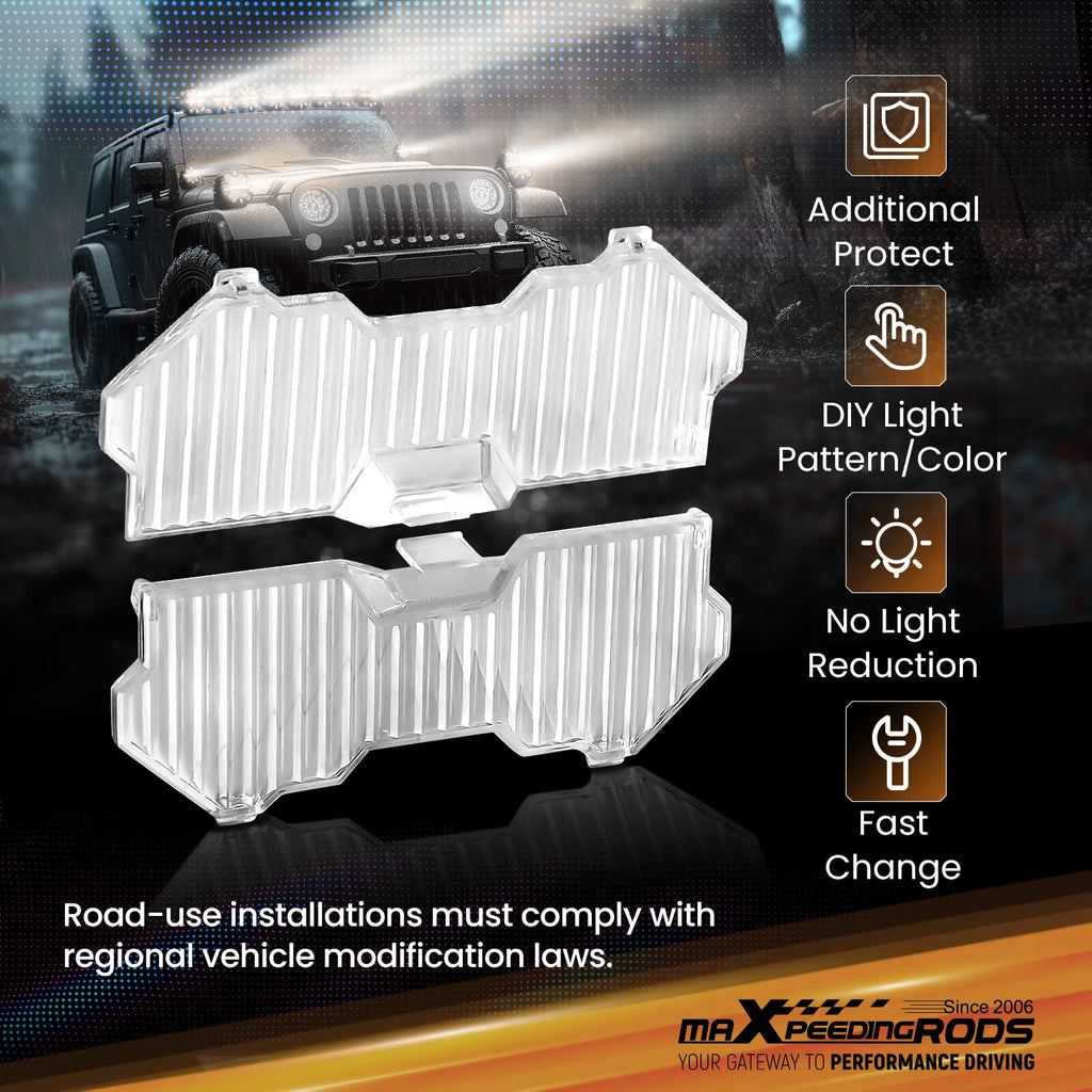 Floodlight Conversion Cover for maXpeedingrods 5" Round LED Driving Lights