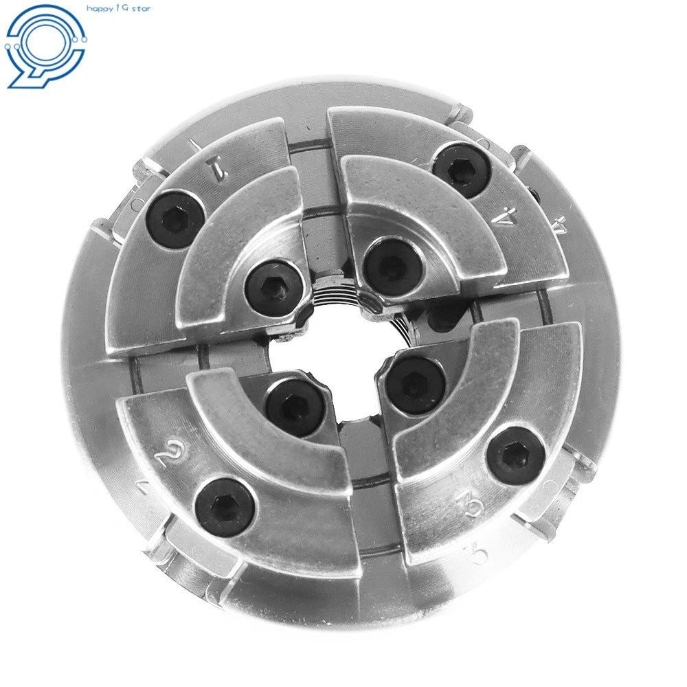 4-Jaw Keyed Lathe Chuck 2.75" 1" x 8TPI for Wood Lathes