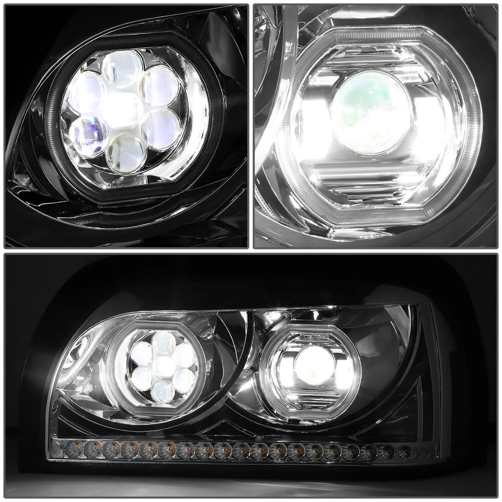 Sequential LED Signal Projector Headlights for Freightliner Century Class (1996–2010)
