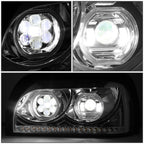 Sequential LED Signal Projector Headlights for Freightliner Century Class (1996–2010)